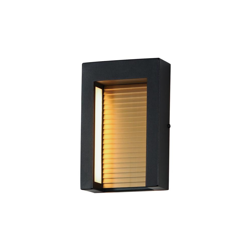 6.5 Inch Outdoor Wall Light – Black / Gold