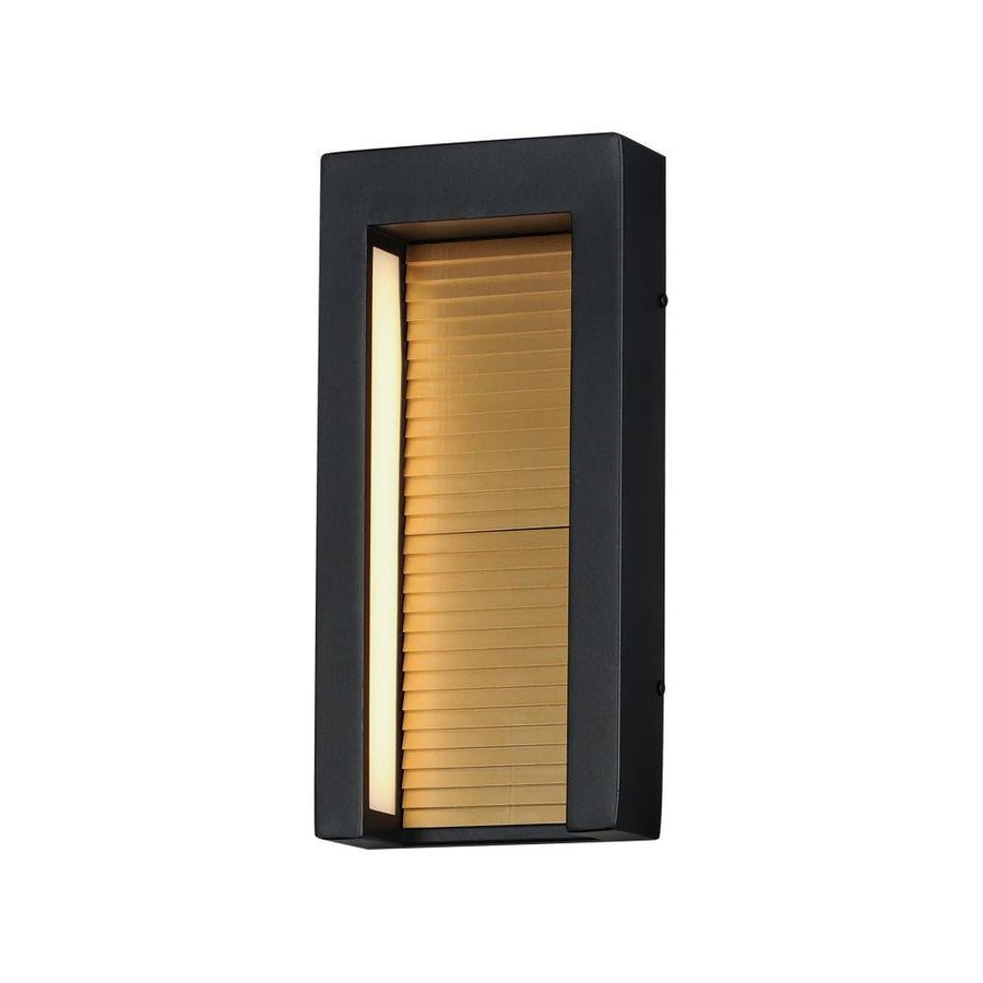 6.5 Inch Outdoor Wall Light – Black / Gold