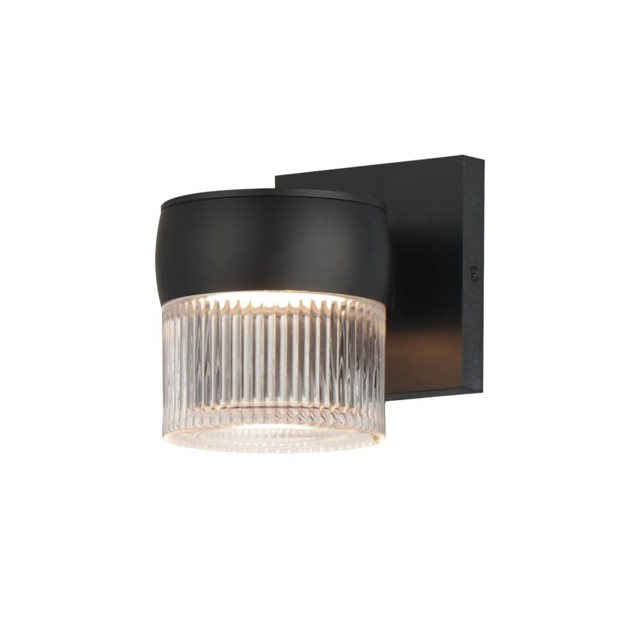 Modular 5 Inch Outdoor Wall Sconce – Black – E30162-144BK