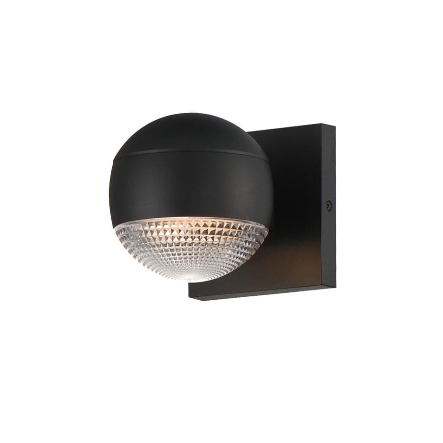 Modular 5 Inch Outdoor Wall Sconce – Black – E30163-126BK