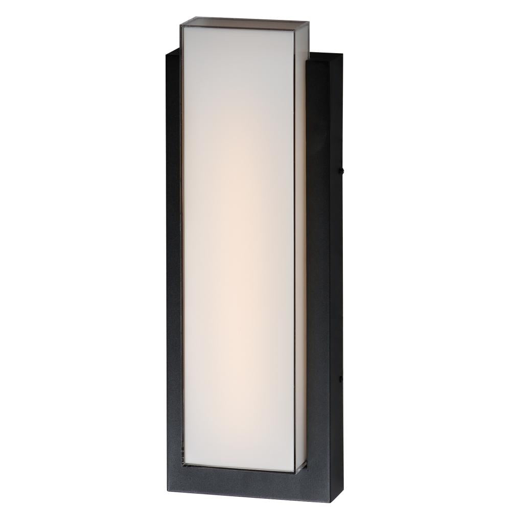 8 Inch Outdoor Wall Light – Black