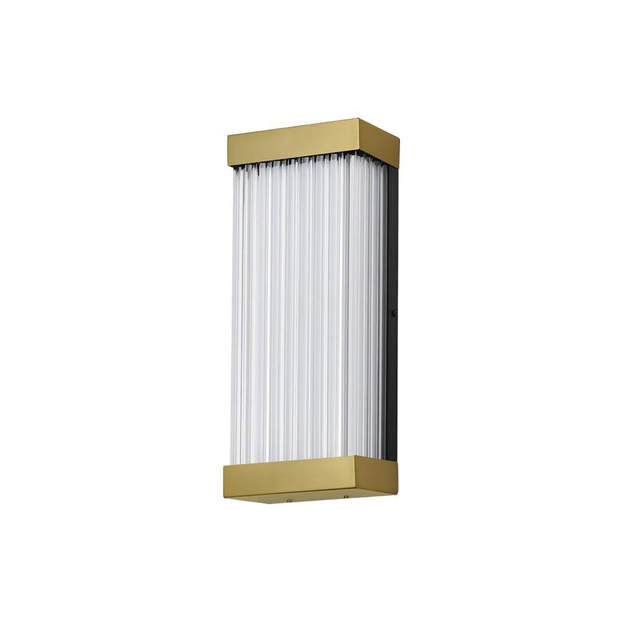 6 Inch Outdoor Wall Light – Natural Aged Brass