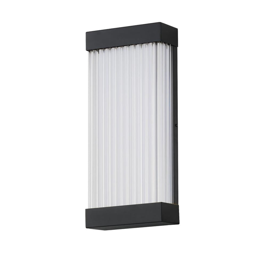 8 Inch Outdoor Wall Light – Black
