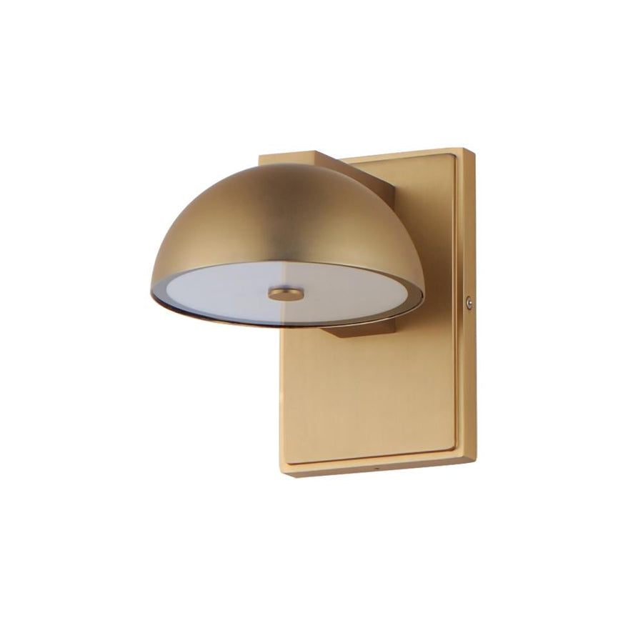 Cauldron 6 Inch Outdoor Wall Sconce – Gold – E30243-GLD