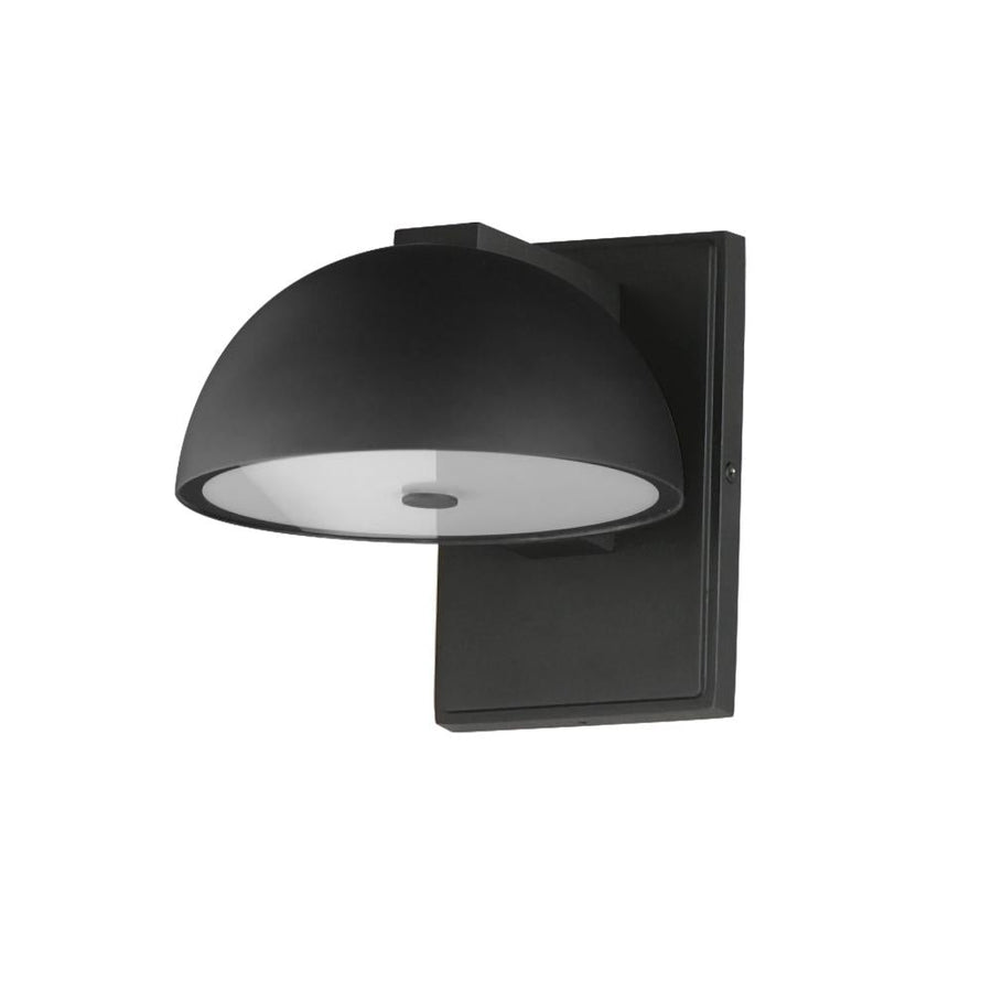 Cauldron 7 Inch Outdoor Wall Sconce – Black – E30244-BK