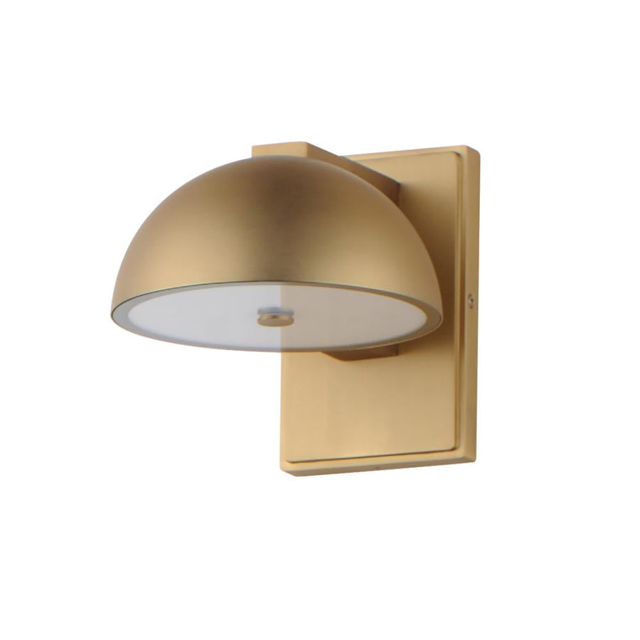Cauldron 7 Inch Outdoor Wall Sconce – Gold – E30245-GLD