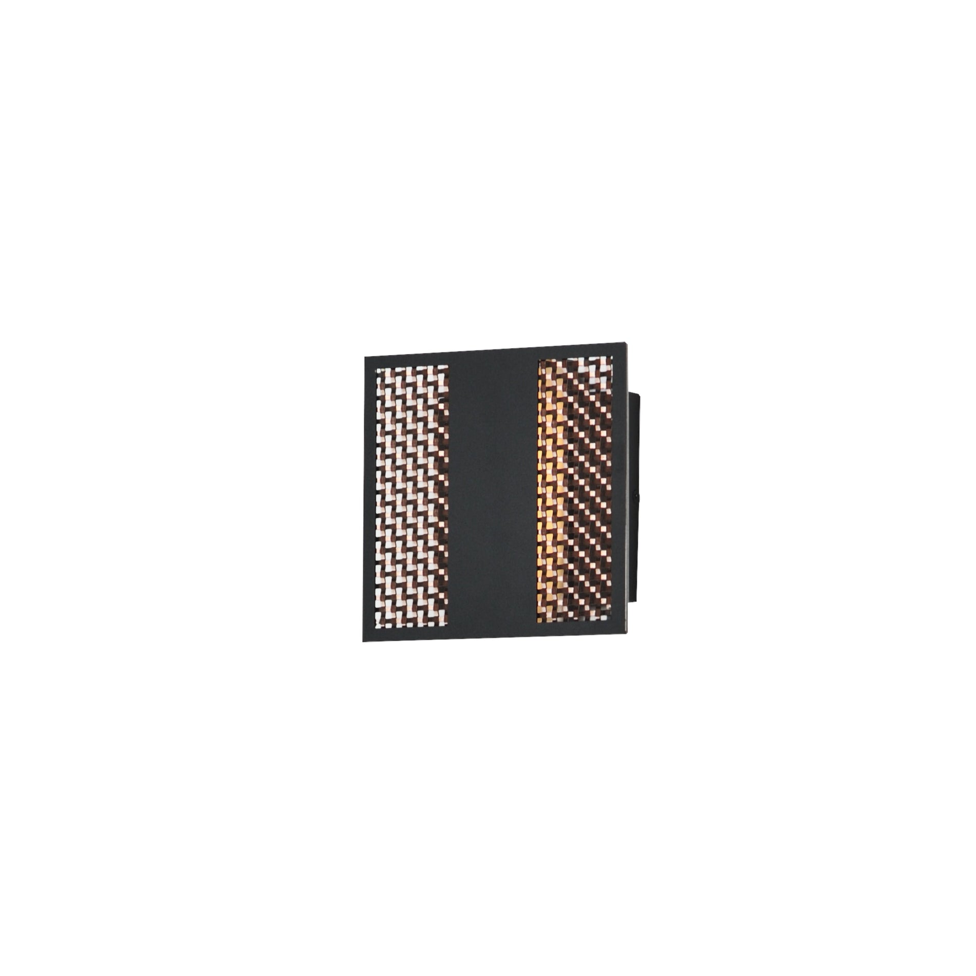 Interlace 6.5 Inch Outdoor Wall Sconce – Black/Aged Copper – E30290-ACPBK
