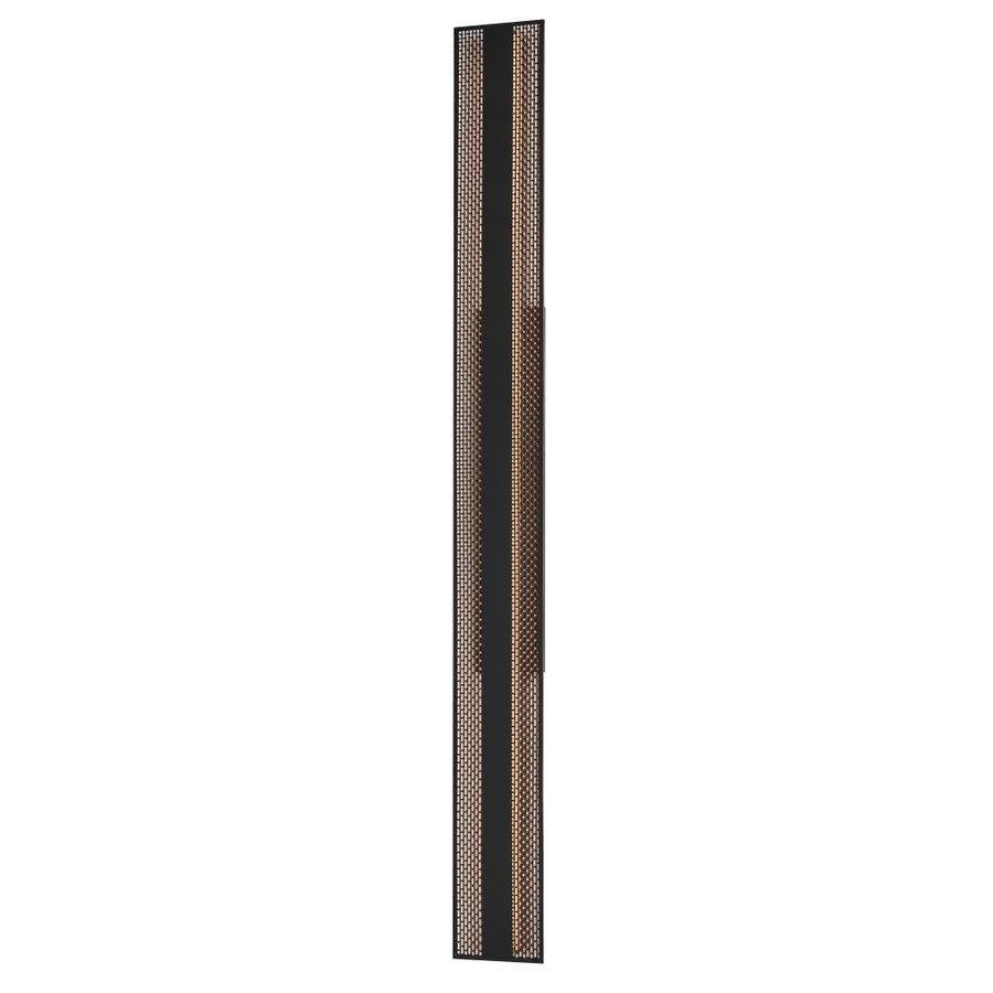 Interlace 6.5 Inch Outdoor Wall Sconce – Black/Aged Copper – E30294-ACPBK
