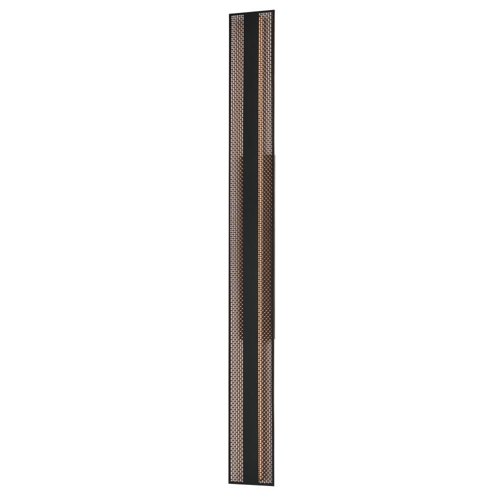 Interlace 6.5 Inch Outdoor Wall Sconce – Black/Aged Copper – E30294-ACPBK