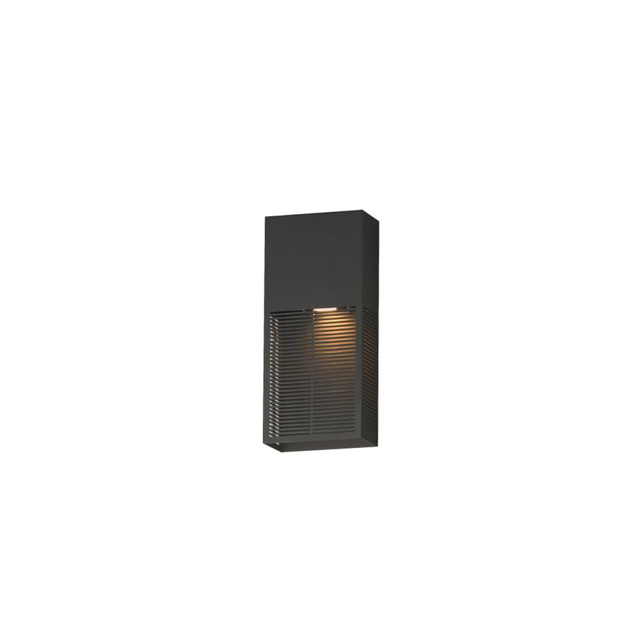 Grate 6.25 Inch Outdoor Wall Sconce – Architectural Bronze – E30392-ABZ