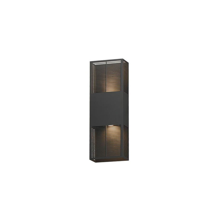 Grate 6.25 Inch Outdoor Wall Sconce – Architectural Bronze – E30393-ABZ