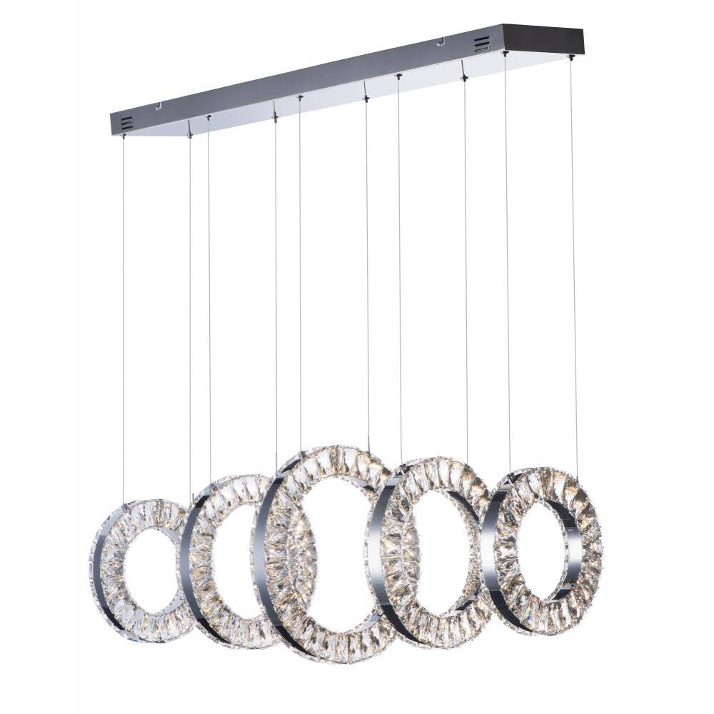 13.75 Inch Linear Pendant – Polished Chrome