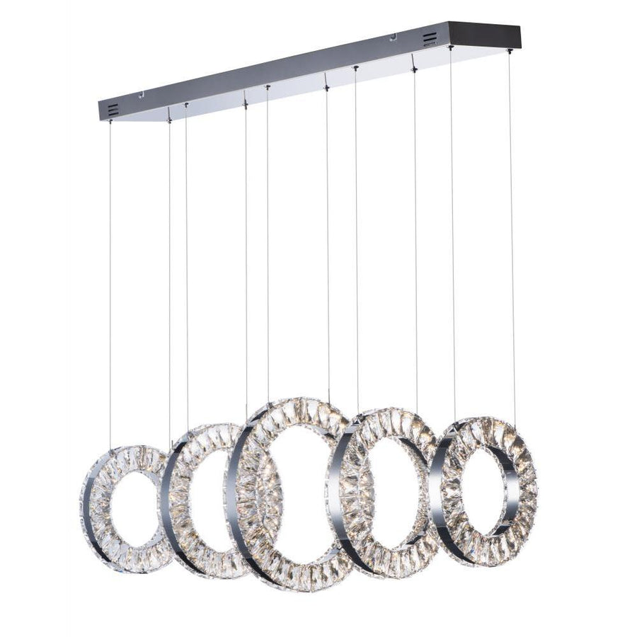 13.75 Inch Linear Pendant – Polished Chrome
