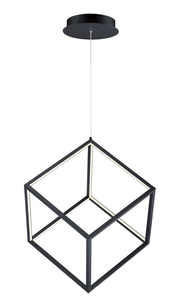 ET2 4 SQUARE E30582-BK Pendant Traditional - Black