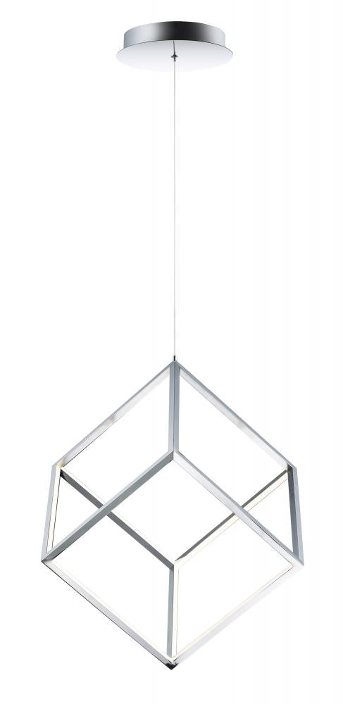 ET2 4 SQUARE E30582-PC Pendant Traditional - Chrome