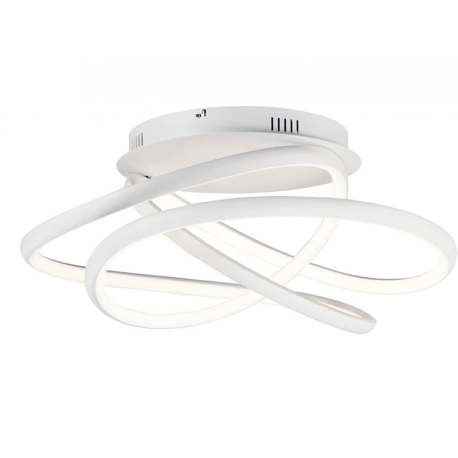 24.5 Inch Flush Mount – Matte White