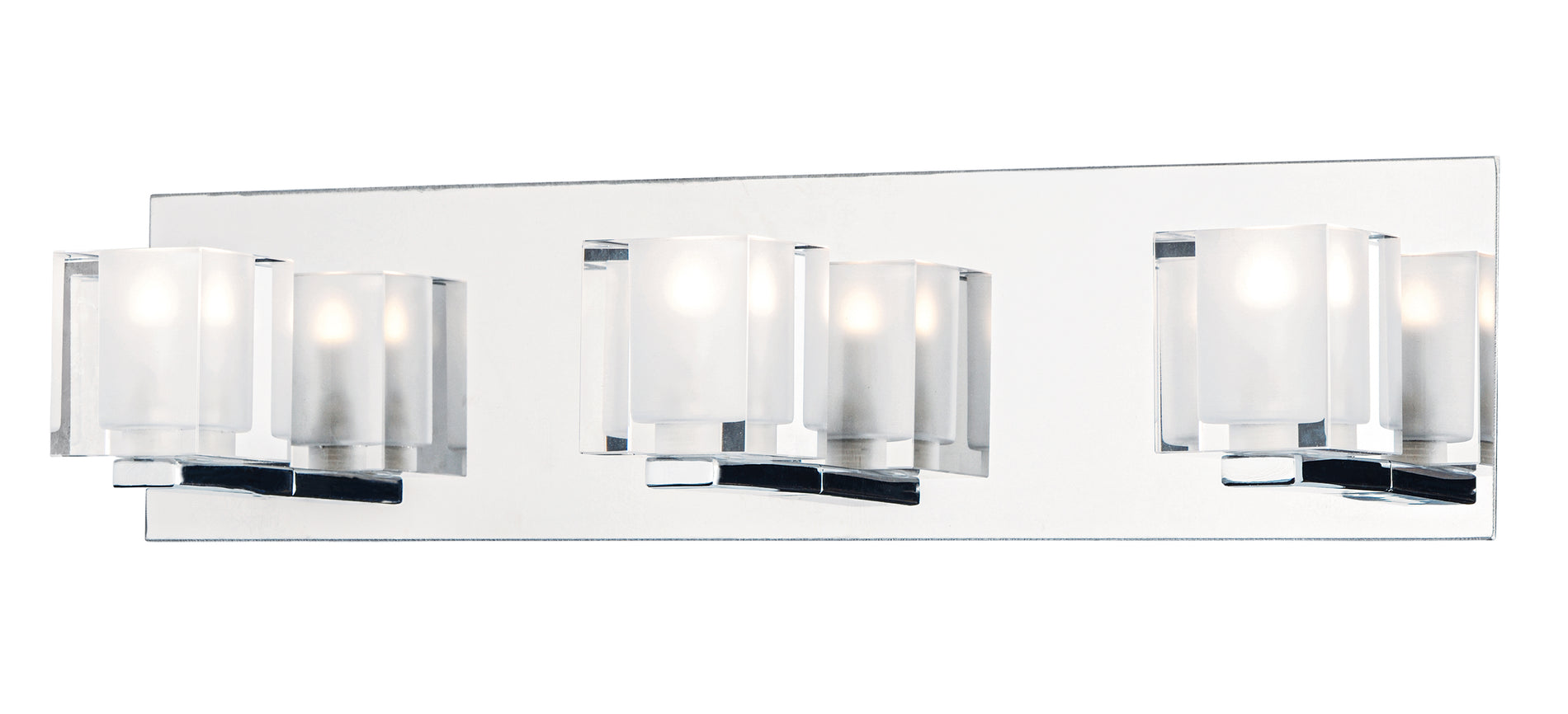ET2 Lighting Blocs LED E32033-18PC Bath Vanity - Polished Chrome