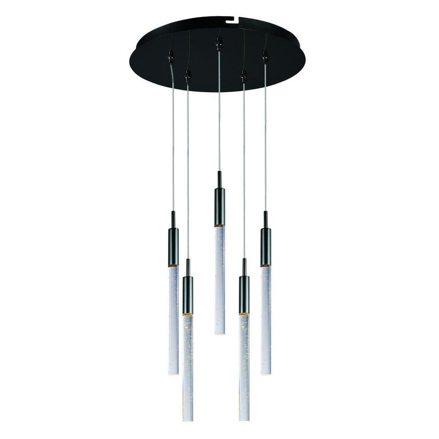 13 Inch Pendant – Black Chrome
