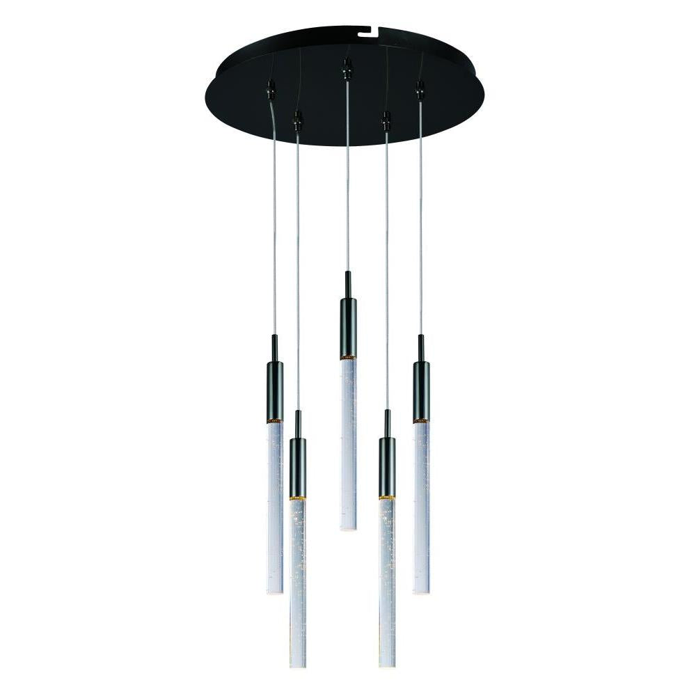 13 Inch Pendant – Black Chrome