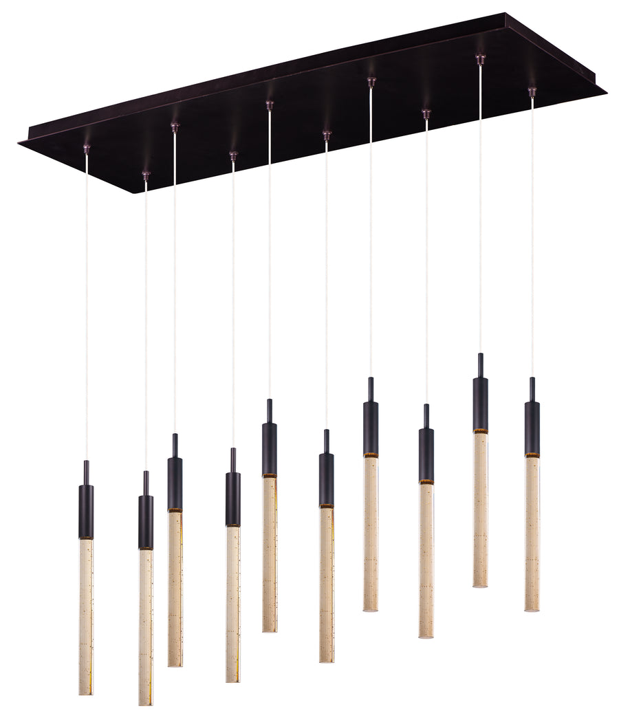 ET2 Lighting E32779-118BRZ Linear Pendant - Anodized Bronze