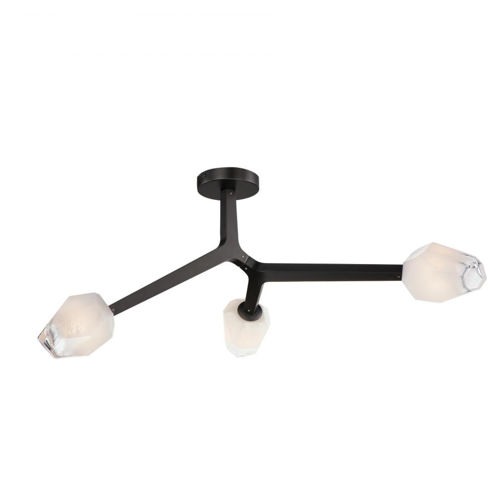 20 Inch Flush Mount – Black