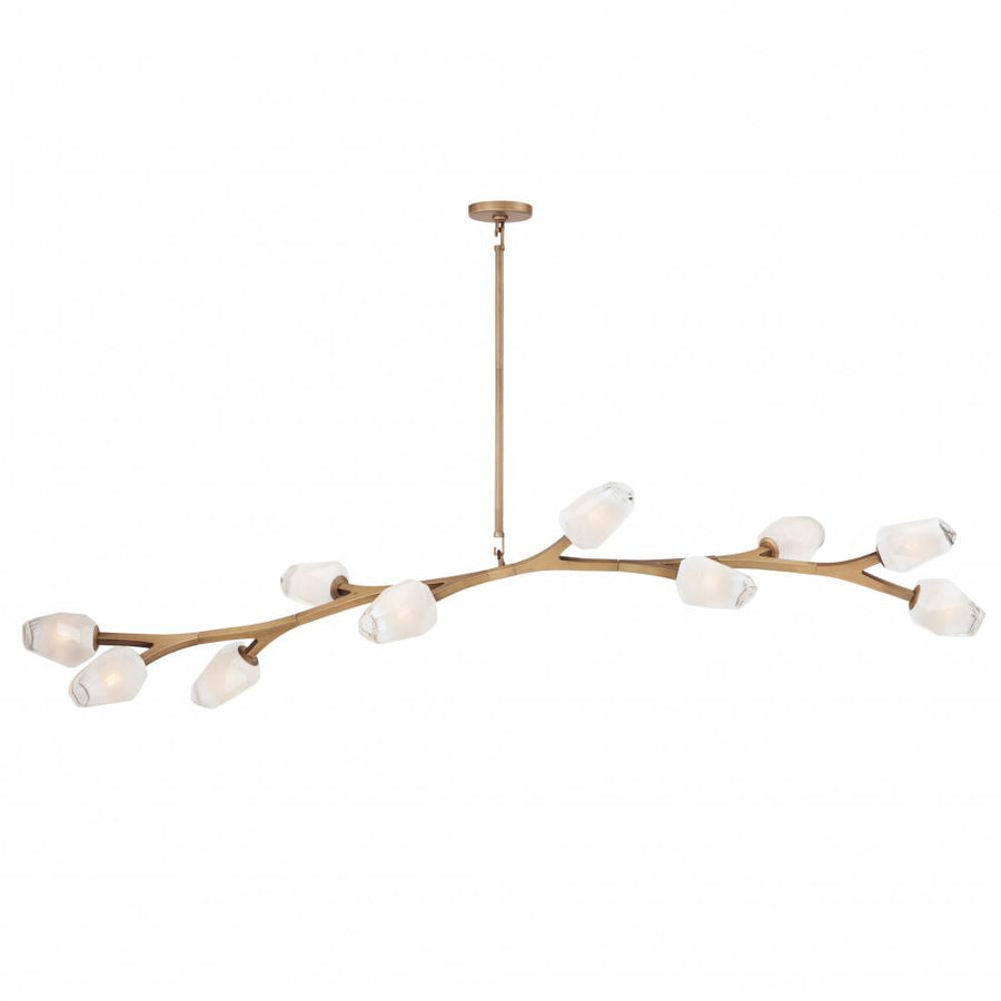 17.25 Inch Pendant – Natural Aged Brass