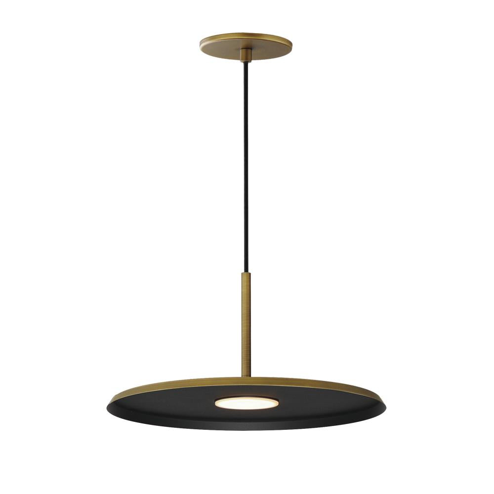 Berliner 13.75 Inch Single Pendant – Antique Brass – E34001-AB
