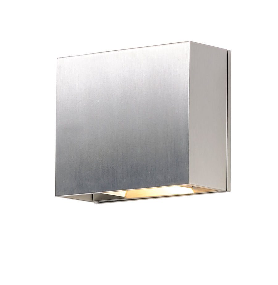 ET2 Lighting Alumilux Cube E41328-SA Wall Sconce - Satin Aluminum