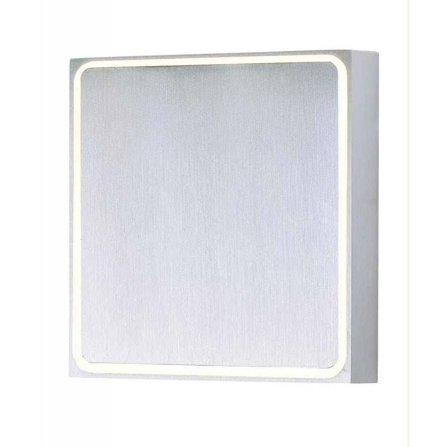 4.5 Inch Outdoor Wall Light – Satin Aluminum