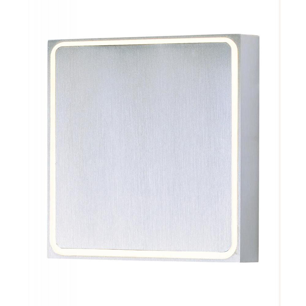 4.5 Inch Outdoor Wall Light – Satin Aluminum