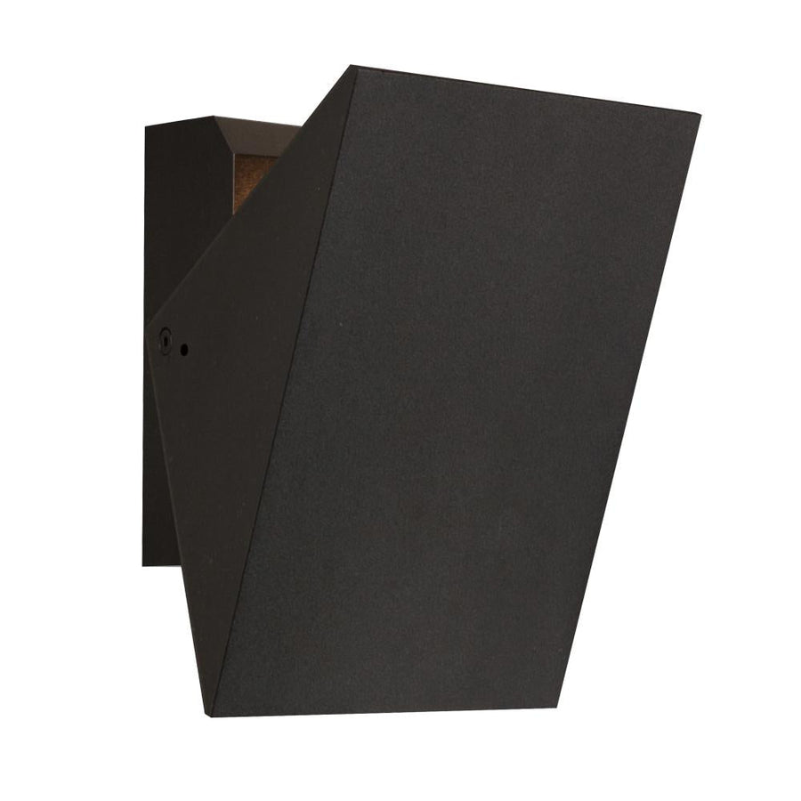 Alumilux Tilt 5 Inch Outdoor Wall Sconce – Black – E41332-BK