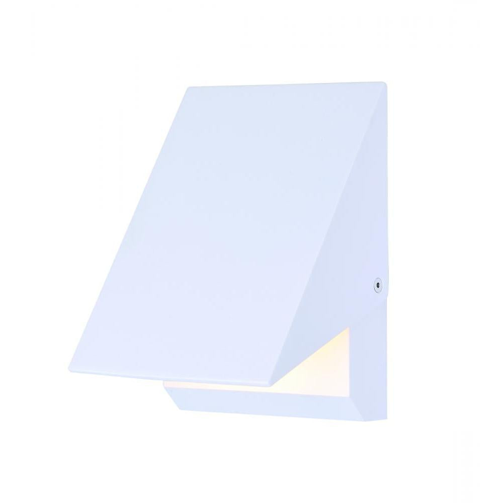 5 Inch Outdoor Wall Light – White