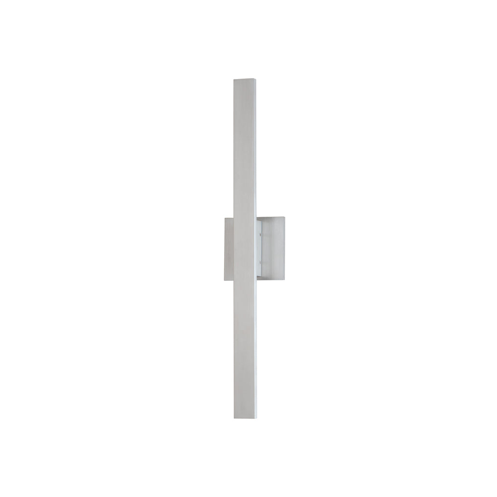 4.5 Inch Outdoor Wall Light – Satin Aluminum