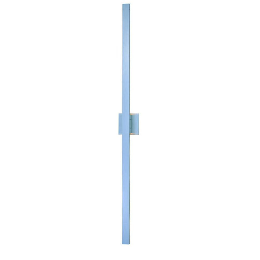 1.5 Inch Outdoor Wall Light – Satin Aluminum
