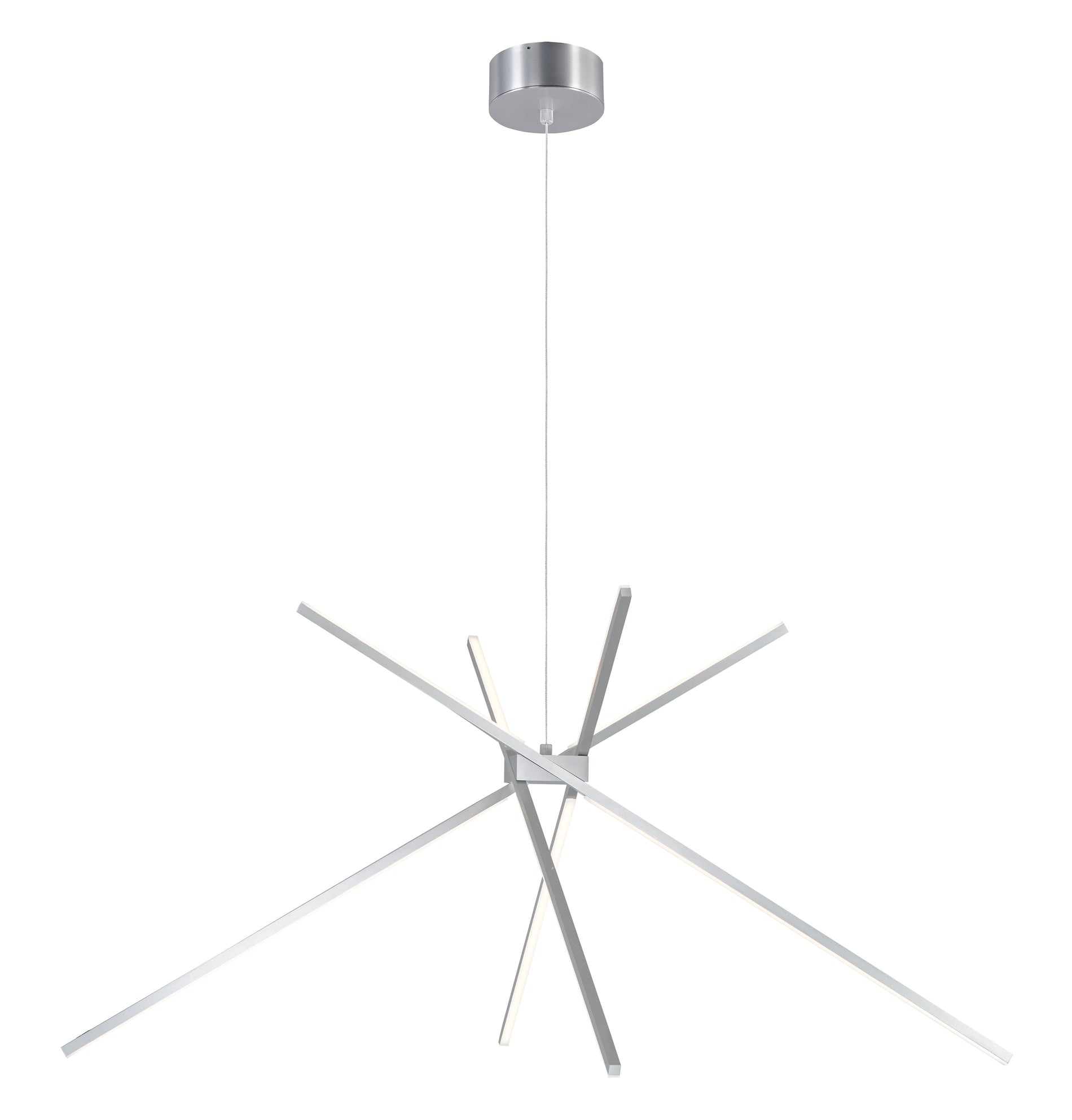 ET2 Lighting Alumilux Aster E41443-SA Multi-Light Pendant - Satin Aluminum