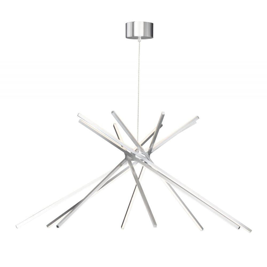 44.5 Inch Pendant – Satin Aluminum