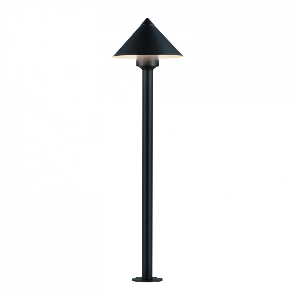 Alumilux Bollard 8 Inch Outdoor Pathway Light – Black – E41451-BK-24