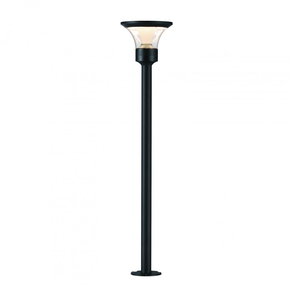 Alumilux Bollard 6 Inch Outdoor Pathway Light – Black – E41455-10BK-24