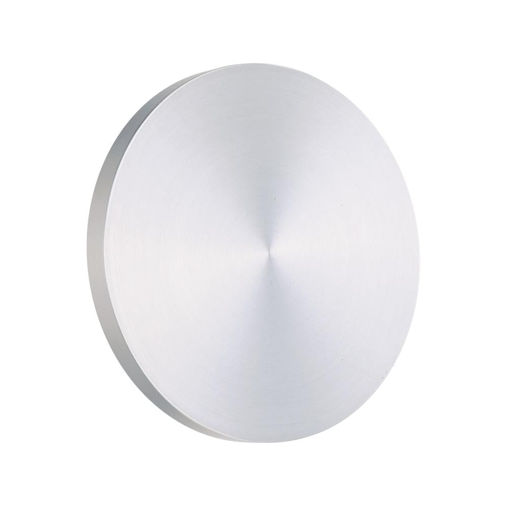 Alumilux Dish 6.75 Inch Wall Sconce – Satin Aluminum – E41501-SA