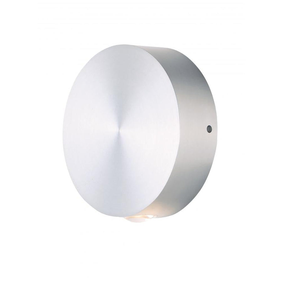 4.75 Inch Outdoor Wall Light – Satin Aluminum