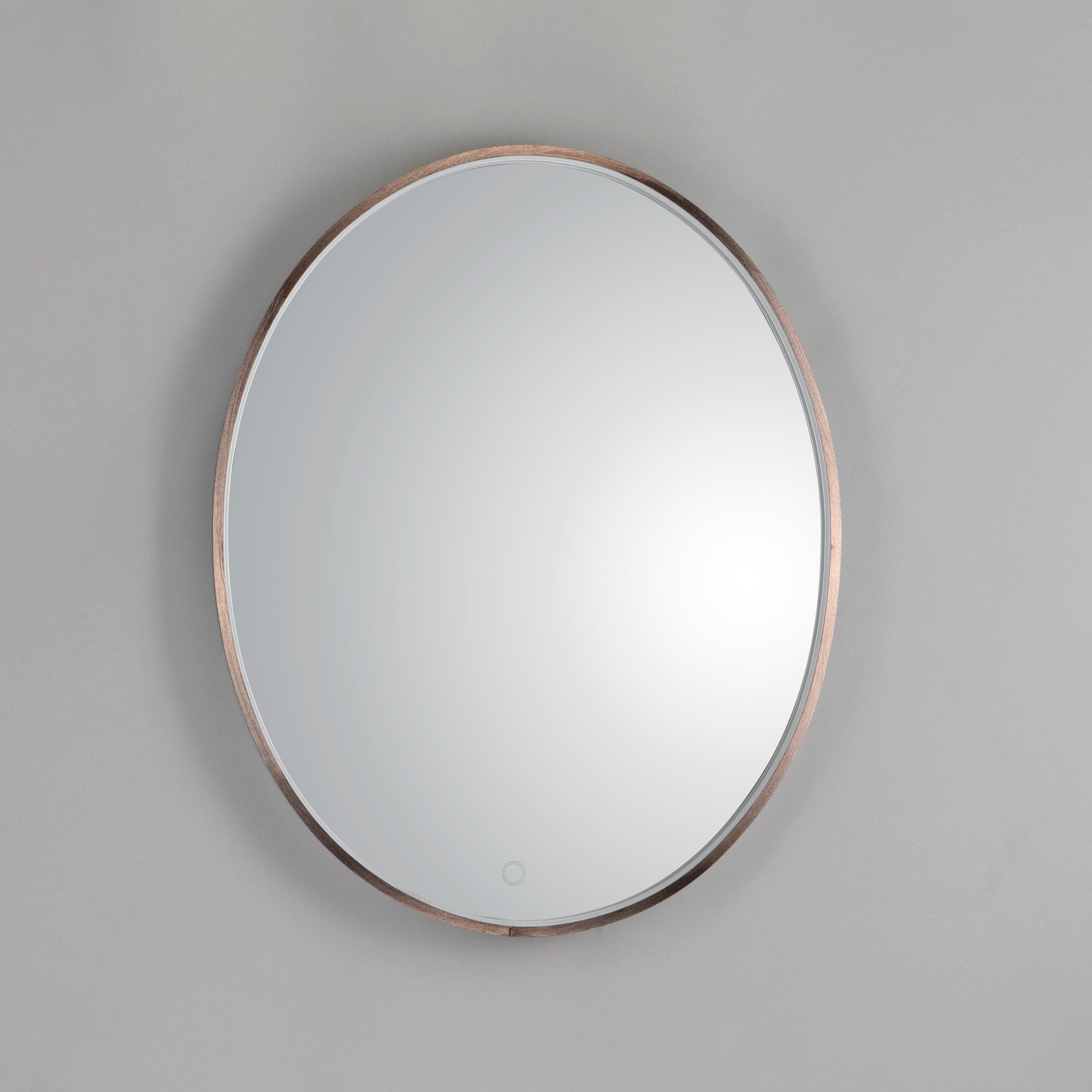 23.75 Inch Lighted Mirror – Anodized Bronze