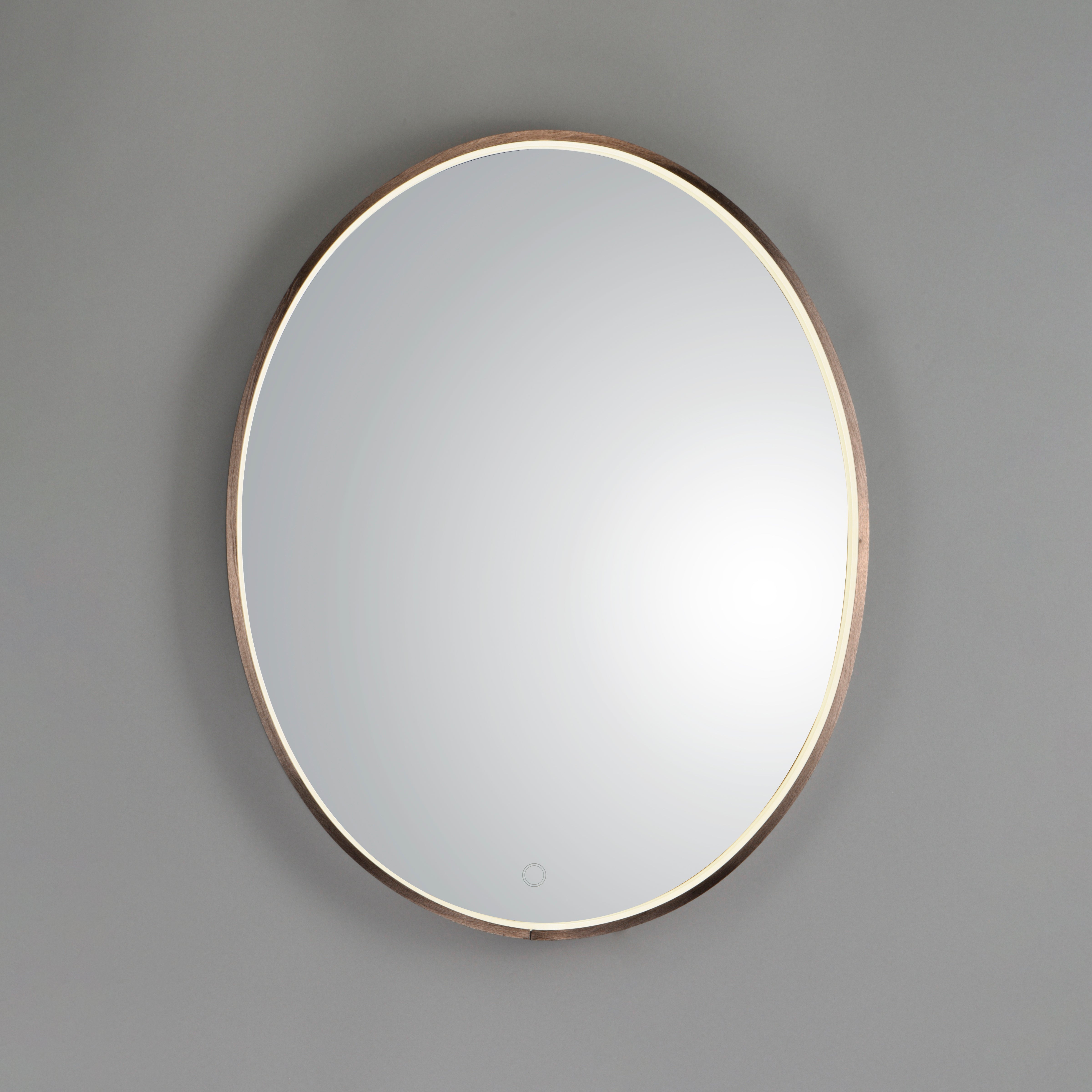 23.75 Inch Lighted Mirror – Anodized Bronze
