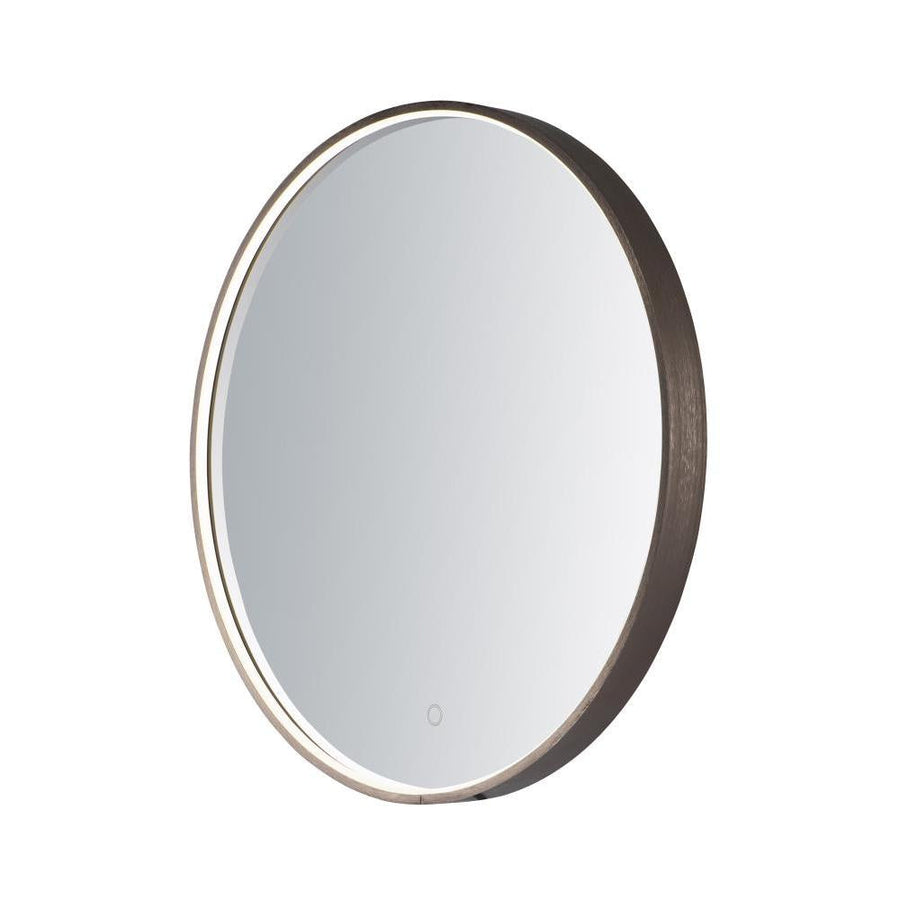27.5 Inch Lighted Mirror – Anodized Bronze