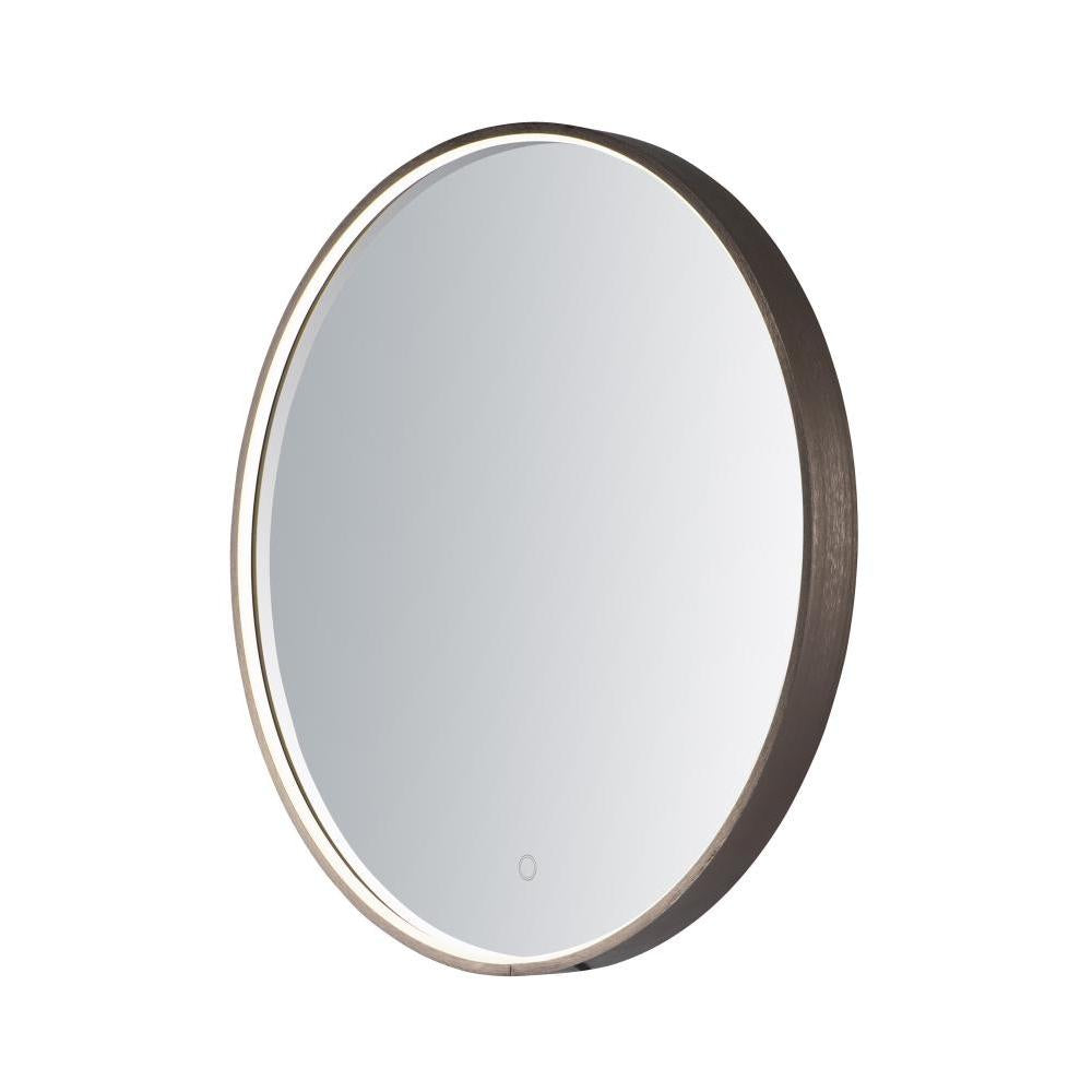 27.5 Inch Lighted Mirror – Anodized Bronze