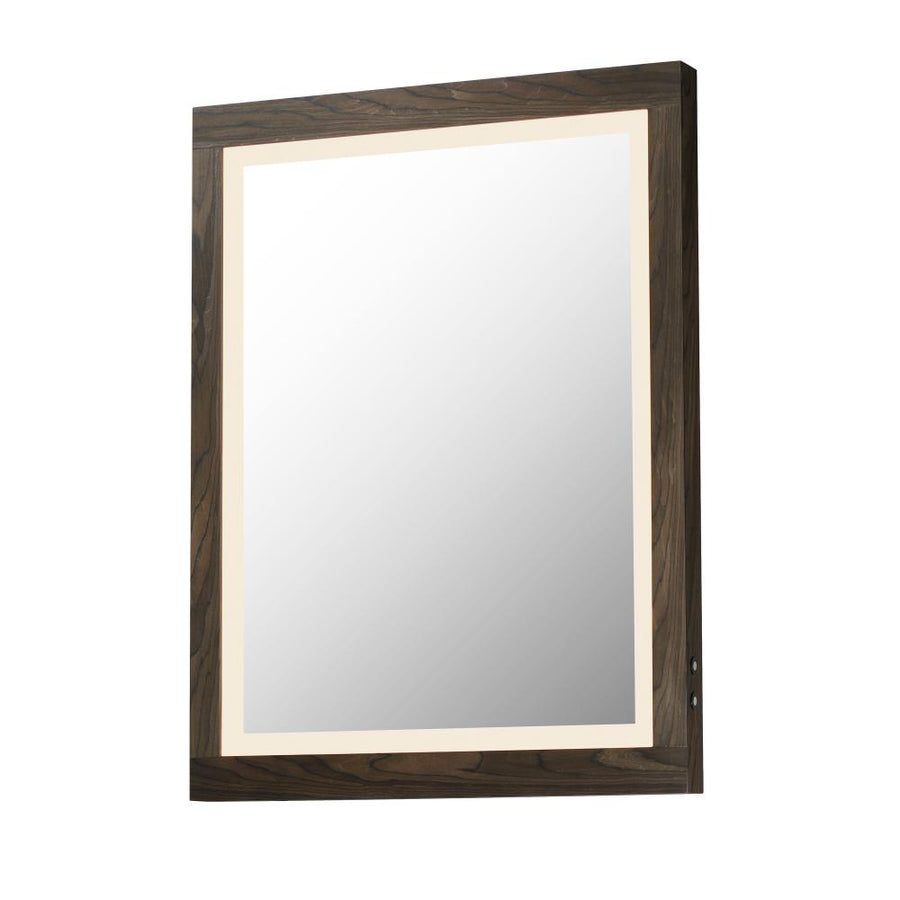 Sawyer 24 Inch LED Mirror – Walnut – E42052-WN