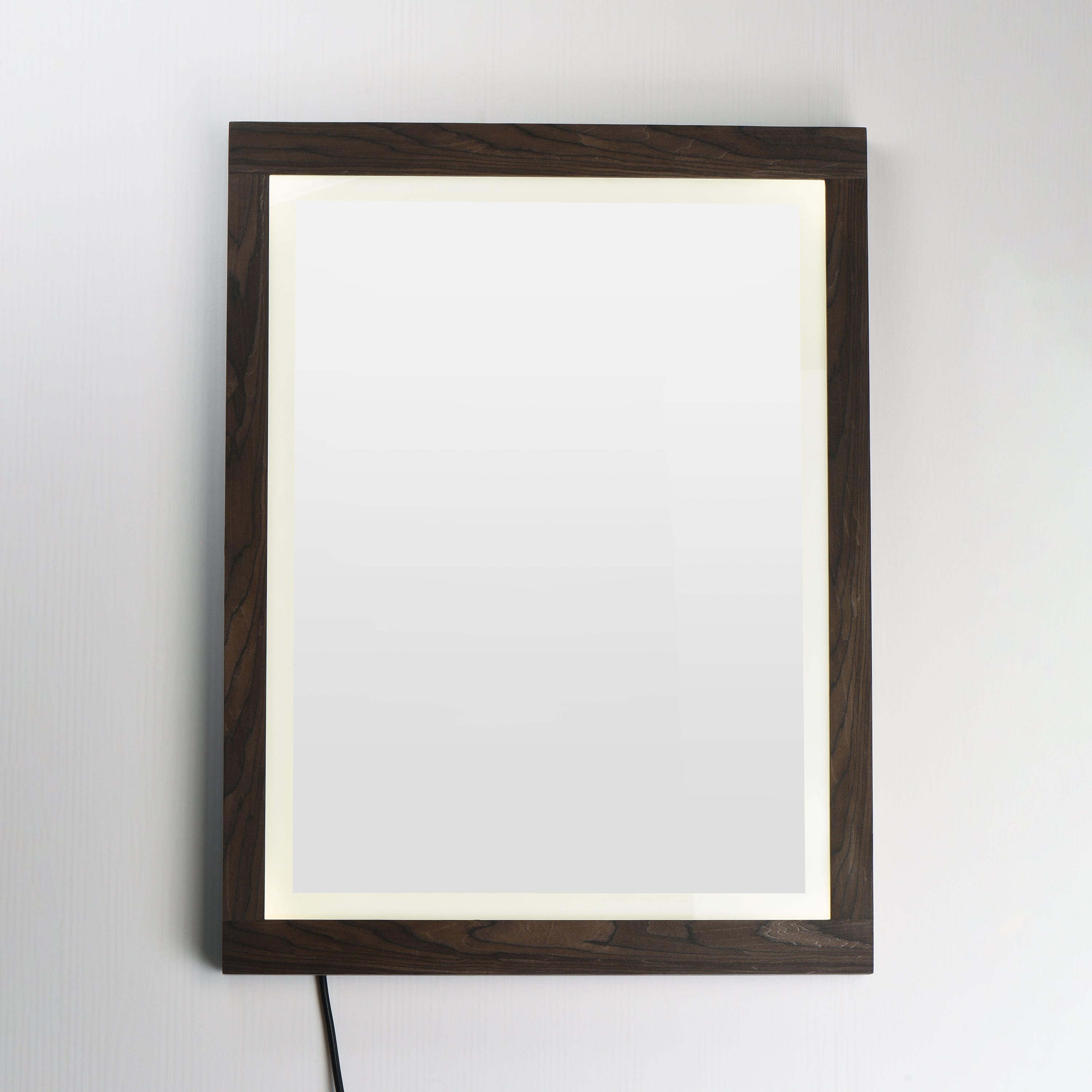 Sawyer 24 Inch LED Mirror – Walnut – E42052-WN