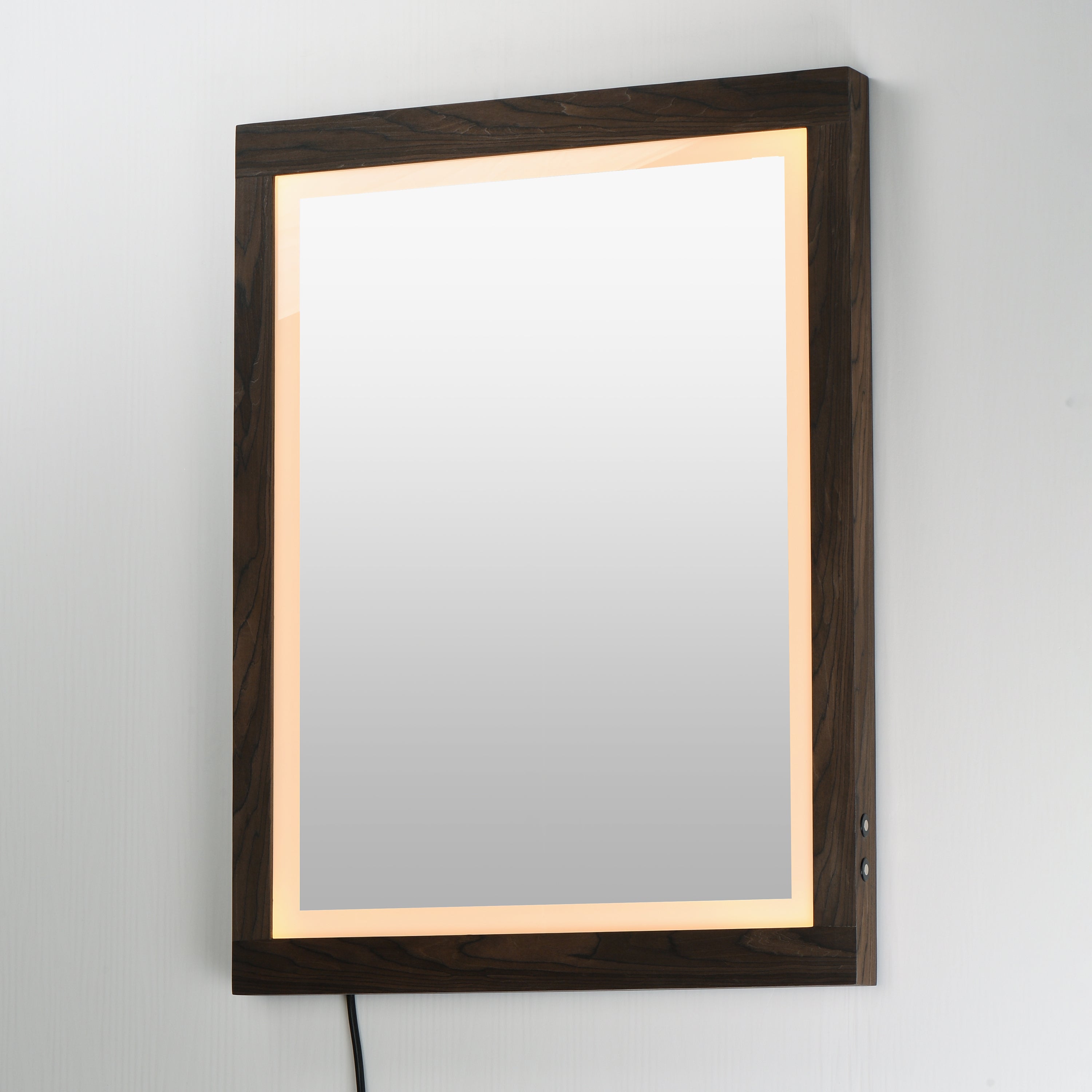 Sawyer 24 Inch LED Mirror – Walnut – E42052-WN