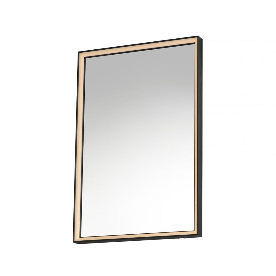 Bevel 24 Inch LED Mirror – Brushed Black – E42061-BBK