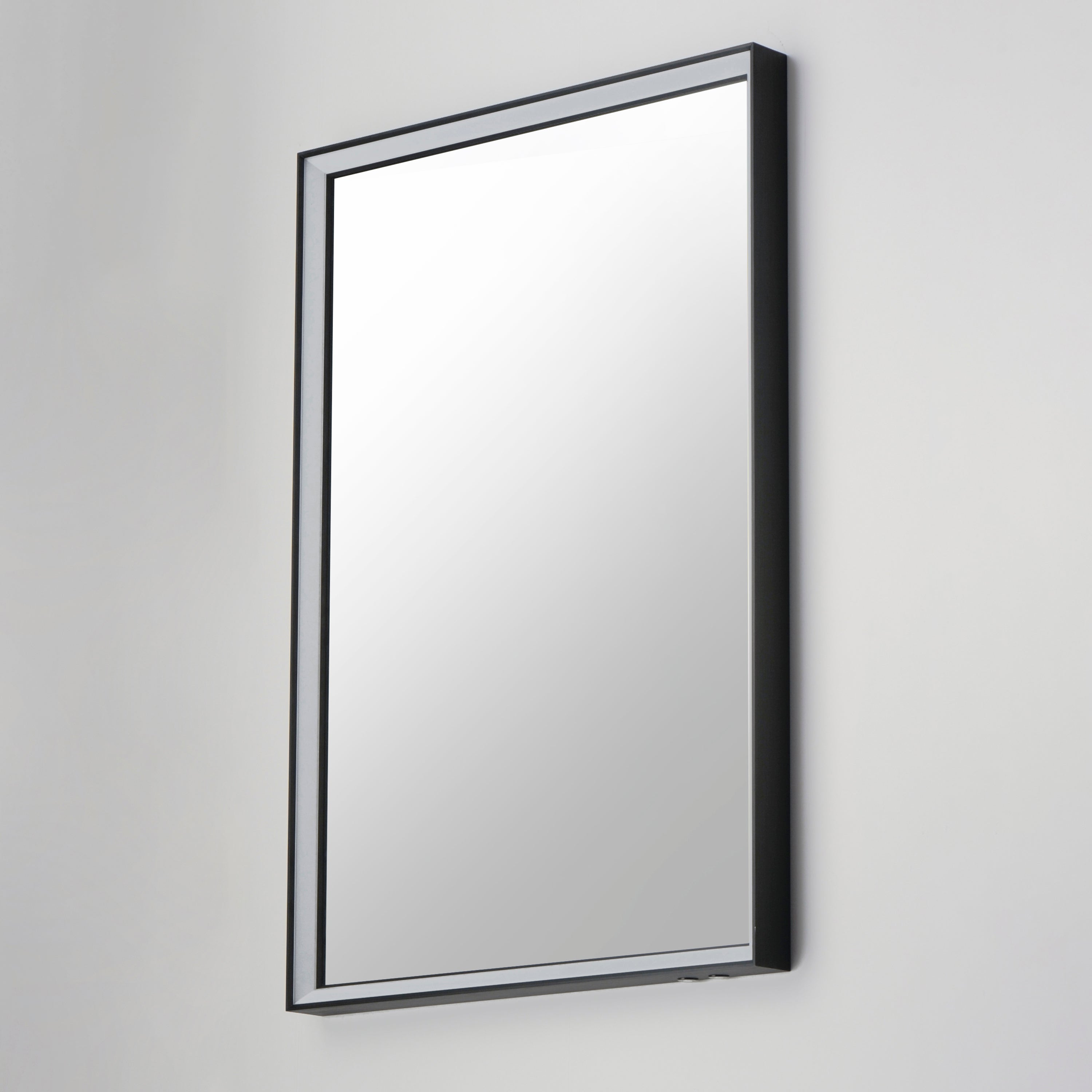 Bevel 24 Inch LED Mirror – Brushed Black – E42061-BBK