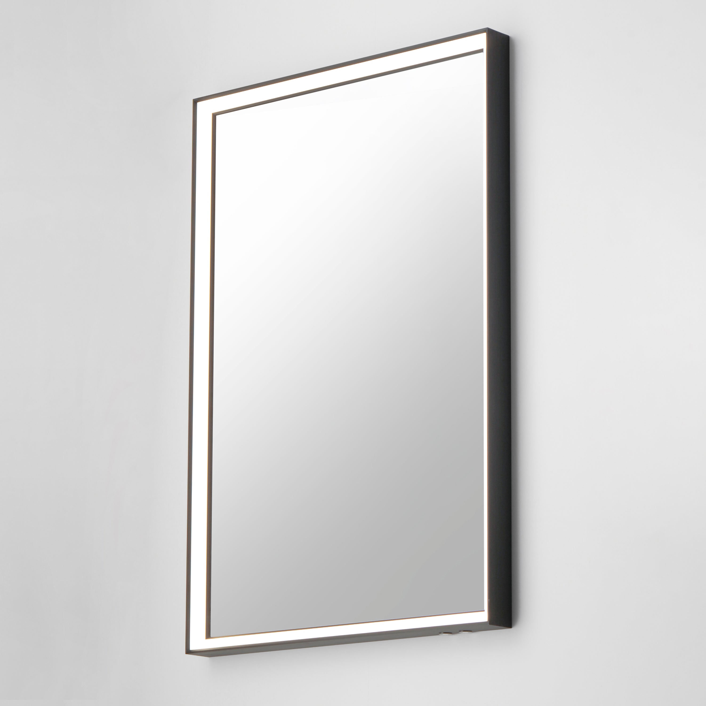 Bevel 24 Inch LED Mirror – Brushed Black – E42061-BBK